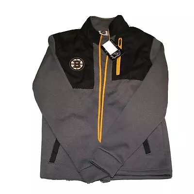 Boston Bruins Mens Jacket Polyester Size-Small 34/36 Zipper • $24.95