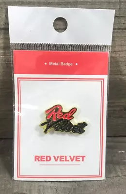 Red Velvet Metal Badge Lapel Hat Jacket Vest Shirt Backpack Bag Souvenir Pin • $5.93
