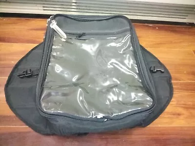 Joe Rocket Motorcycle Tank Bag Large Magnetic Clear Top Pack Zippered Case • $65