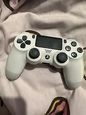 White Dualshock 4 Wireless Controller PS4 USED • £9.99