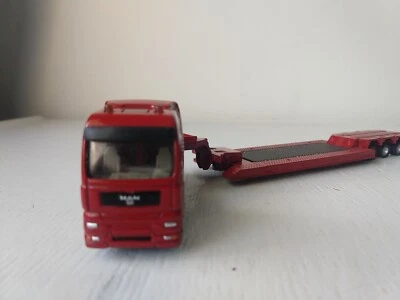 £2.99 • Buy Siku 1847 MAN Heavy Haulage Transporter With Flat-bed Trailer