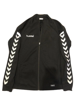 £20 • Buy Hummel Nathan 2.0 Mens Track Top Track Jacket Tracksuit Top Black ⭐