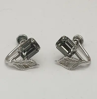 Van Dell Sterling Silver And Rhinestones Earrings • $19.99