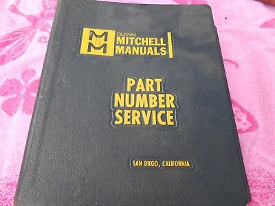 Mitchel Manuals Parts Manual( Mopar) • $40