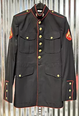 Usmc Us Marine Corps Dress Blues Jacket 42 L Lance Corporal • $200