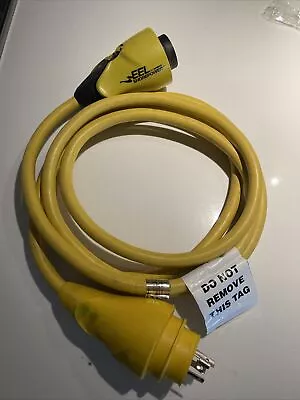 Afi Marinco EEL Shore Power Cord Set 30 Amp 125 Volt 12 Feet Yellow CS30-12 • $39.99