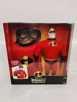 Disney Pixar Mr. Incredible Costume Set Incredibles 2 Super Shirt Mask Doll  • $5.56