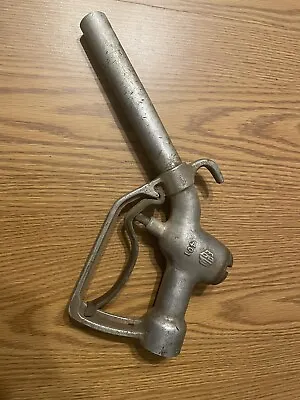 Vintage EBW 401 Aluminum And Brass Gas Pump Nozzle ~ Mancave   Station Oil Gas • $24.50