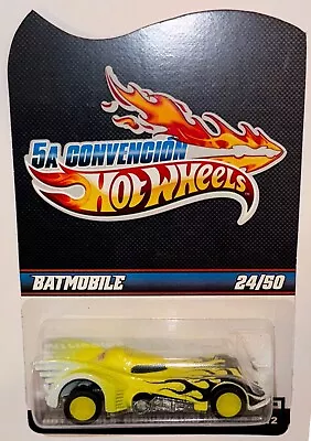 Yellow 1989 BATMOBILE  Hot Wheels 2012 Mexico Convention #24/50  RARE! • $444.44