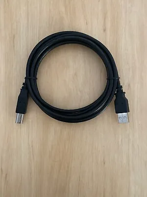 $3.99 • Buy 1M USB 2.0 Print Printer Scanner DVD-Rom Extension Cable A To B Male Black Cable