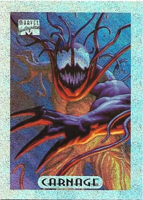 1994 Marvel Masterpieces Silver Holofoil - CARNAGE #2 Of 10 • $4.89