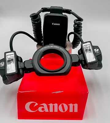 Canon Macro Twin Lite MT-24EX Macrolite Flash Unit For Use With Canon Cameras • $369.99