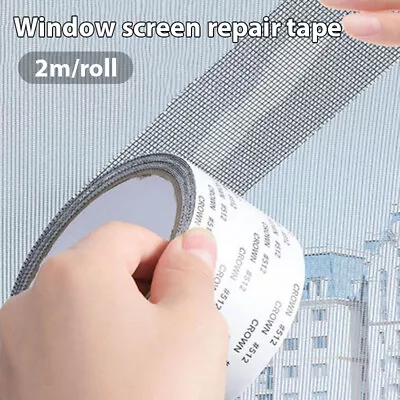 Anti-Insect Mosquito Window Screen Repair Tape Self-adhesive Net Patch New • $7.01