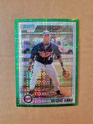 2010 Bowman Chrome - Green X-Fractor #BCP205 Miguel Sano • $10