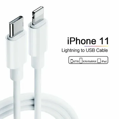$9.95 • Buy Genuine PD 18W Charging Type-C To Lightn Cable For Apple IPhone 12  /11 Pro 