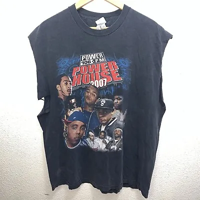 Vintage Power House 106 Lil Wayne Bone Thugs Chopped Concert Tour Tee Shirt Rap • $80