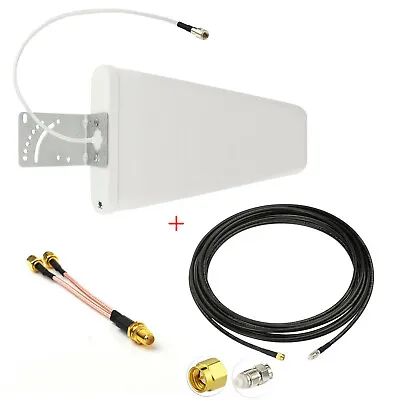 Yagi Panel SMA 3G 4G LTE Outdoor Fixed Mount Waterproof Booster Antenna & 9.2m • $59.99