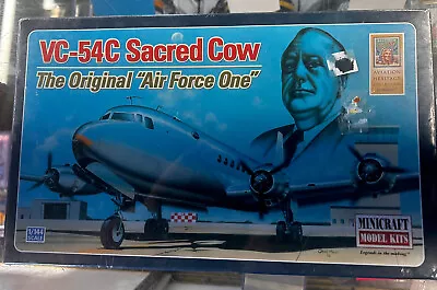 Minicraft ~ VC-54C Sacred Cow  The Original Air Force 1   ~ 1/144 Scale ~ SEALED • $34.99