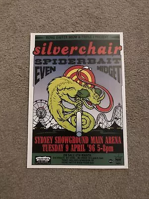 SILVERCHAIR Sydney 1996 Concert A4 -Size Tour Flyer Reproduction • $18