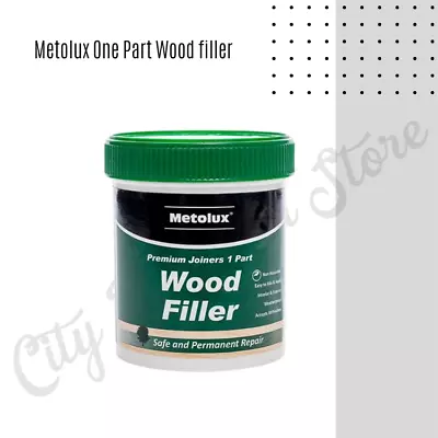 Ready To Use Wood Filler Med Dark Pine White Stainable 1 Part Metolux E5 • £10.99