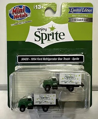 Mini Metals N Scale Sprite 1954 Ford Refrigerator Box Truck Set #50439 • $19.99