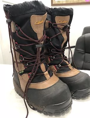 Cabela's Trans-Alaska Insulated Waterproof Pac Boots Boots Mens Size 7D • $89.95