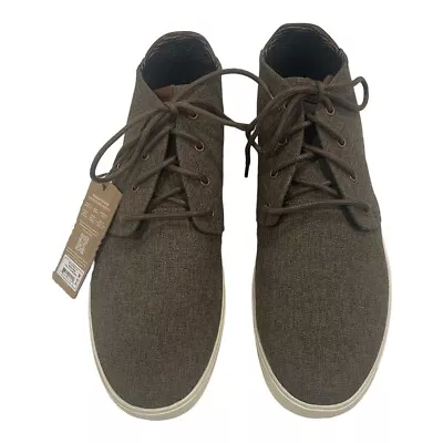 $115 • Buy OluKai Nana Hele Wai'apo Men Mustang Brown Canvas Chukka Boots 12 Casual NEW
