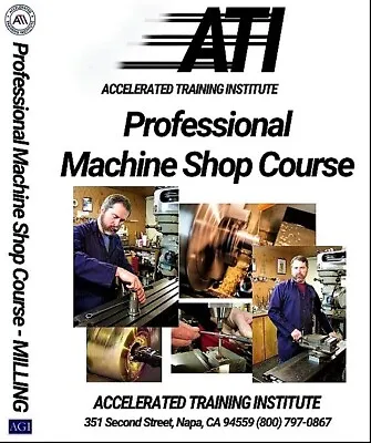 ATI MACHINE SHOP GUNSMITHING LATHE MILLING Metalworking 10 BOXED DVD Set • $90