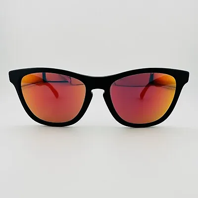 Oakley Frogskins LX Sunglasses OO2043-02 Matte Black/Ruby Iridium W/Microbag • $79.99