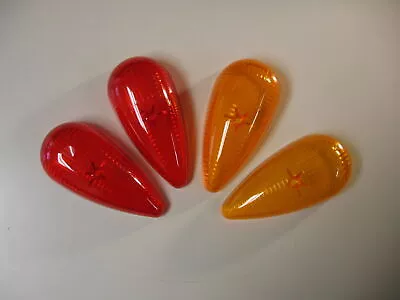 4PCS PACK LENS MARKER LIGHT VINTAGE TRAVEL TRAILER Fits PATHFINDER TEARDROP #662 • $18.95