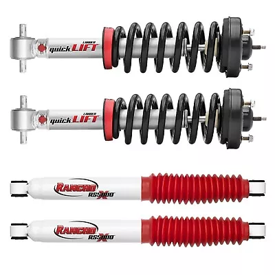 Rancho Front Loaded Quicklift Complete Suspension & Shock Absorber For Ford F150 • $611.27