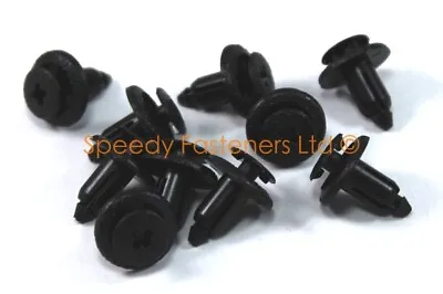 £6.99 • Buy Honda Fairing Clips Plastic Screw Rivet Honda Panel Trim Clip Scrivet X10 M6 6mm