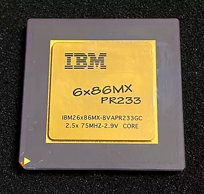 IBM (Cyrix) 6x86MX PR233 CPU Processor Socket 7 • £14.99