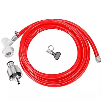 5 Feet Ball Lock Disconnect Gas Tubing Line Stainless Steel Carbonation Cap K... • $31.51