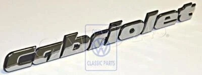 $37.53 • Buy Genuine VW Golf Cabrio. Cabriolet Rabbit Cabrio Inscription 1E0853687CZ10