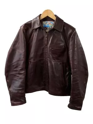 Aero Leather 36 Size Horse Hide Leather Jacket Brown • $1364.70