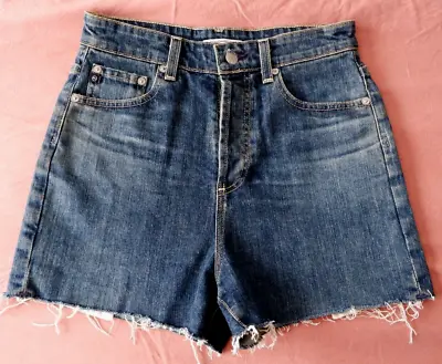 Alexa Chung For AG Denim Cutoff Shorts Size 27 (8/10) Button Fly • $37.26