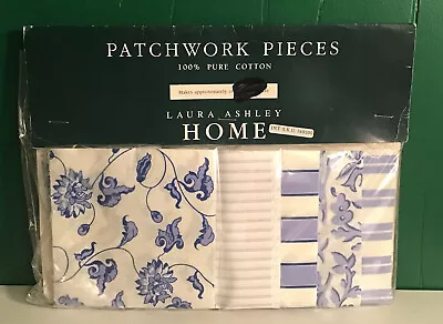 Laura Ashley Home 100% Pure Cotton Square Patchwork Pieces • $18.71