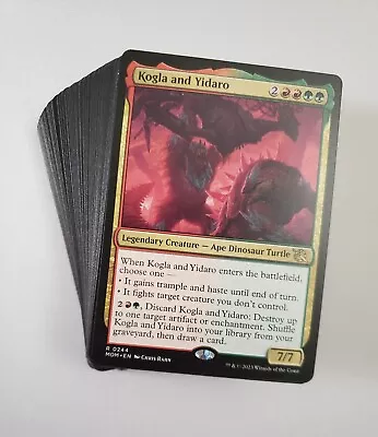 MTG Commander Kogla And Yidaro Custom 100 Card EDH Deck With Rares • $18.99