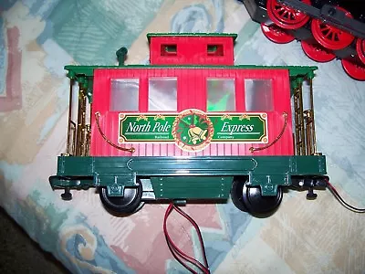 Eztec G Gauge LIGHT UP CABOOSE North Pole Express Train-Scientific Toys Holiday • $29.99