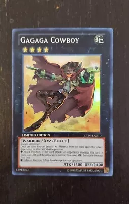 YUGIOH Gagaga Cowboy CT10-EN010 Super Rare LIMITED Edition NM • $3