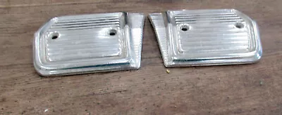 1962 64 Chevy Ii Nova Ss  Real Gm Back Up Light Delete Metal Covers Nos 4 Speed • $150