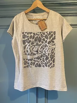 Coca Cola BNWT T Grey Women’s Size 16 T-Shirt Top  • £4.99