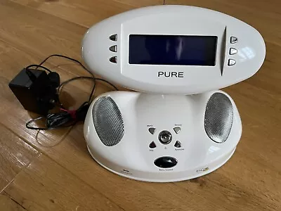 PURE  BUG  Dab Radio Alarm Clock. British Design. Excellent Working Condition. • £11