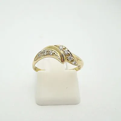 Ring Gold 750 Brilliants 18kt Gold Rings Diamond Gemstones Gold Jewelry • £364.23