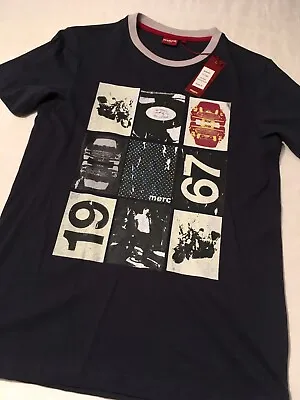 Merc London ‘Bowder 1967’ T-shirt Small / Medium MOD Retro Vintage New With Tags • £17.49