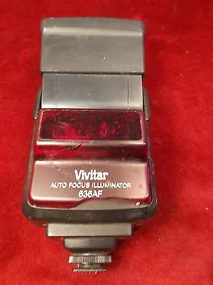 Nice Old Vtg Vivitar Auto Focus Illuminator 636af Camera Flash Fully Working • £14.47