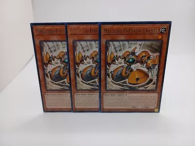 YuGiOh Meklord Emperor Granel X3 VASM-EN050 Rare 1st Edition NM • $1.99