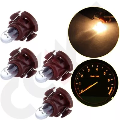 4Pcs Warm White T4/T4.2 Neo Wedge Bulbs A/C Climate Base Lights Switch Lamp 10MM • $6.95