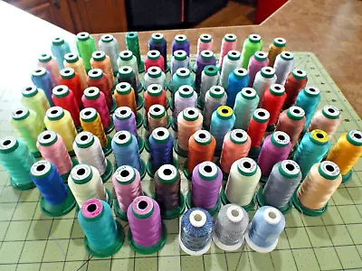 68 Exquisite X40 Machine Embroidery Thread Lot + 5 • $74.99
